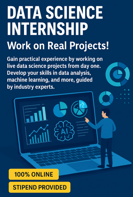 Data Science Internship with AI for Computer Science Students